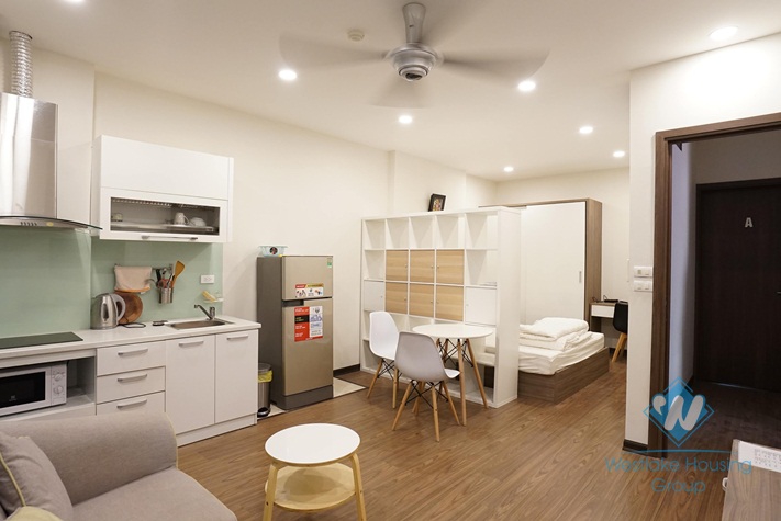 Clean studio apartment for rent in Ba Dinh district, Ha Noi
